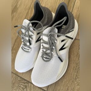 New Balance White and Gray Athletic Shoes